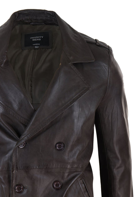 TruClothing 3/4 Double Breasted Coat Black XL 4