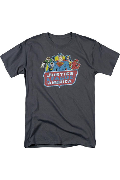 Gildan DC Comics 8 Bit League T-Shirt Black Large 2