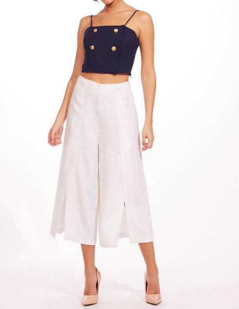 Eva Franco Duval Pant White US 2 3