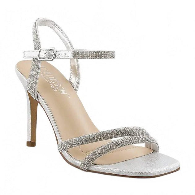 De Blossom Collection Delian-7 Women's Heels Silver US 8 2