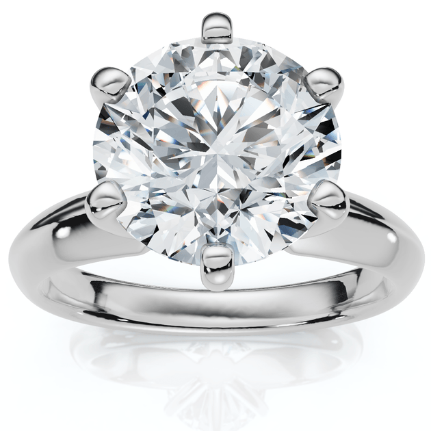 Pompeii3 Solitaire Engagement Ring 14k Gold US 7 3