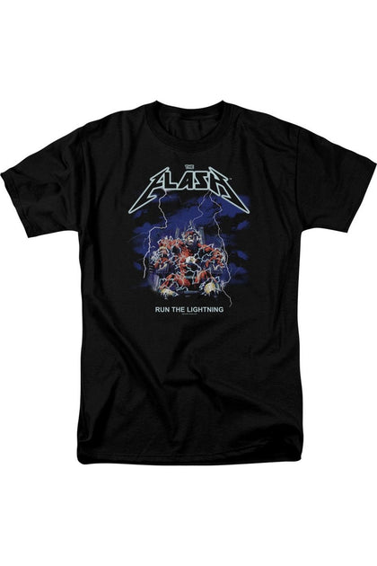 Gildan DC Comics Flash Run The Lightning T-Shirt Black XL 2