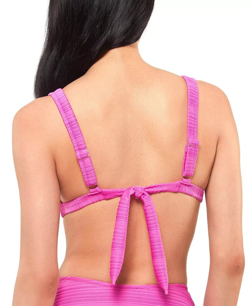 Jessica Simpson Contemporary Bikini Top Purple Small 3