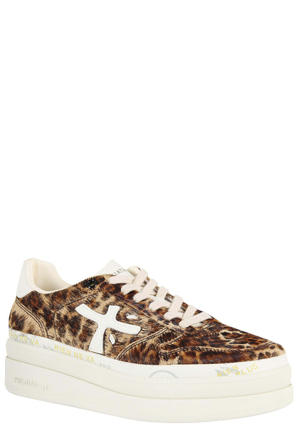 Premiata Low-Top Pony Skin Sneakers Brown US 9 2