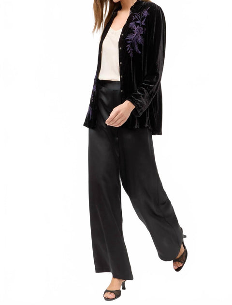Johnny Was La Jolla Pant Black Small 3