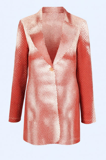 TRUEDAMES Blazerkleid mit Reverskragen Mini Pink Small 2