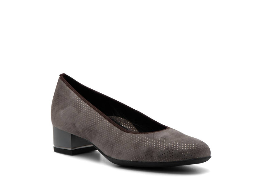 Ara Gabrielle Block Heel Pump Grey US 6 2
