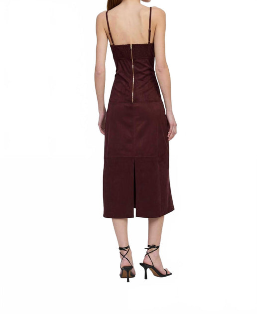 En Saison Delphine Midi Dress Red Large 4