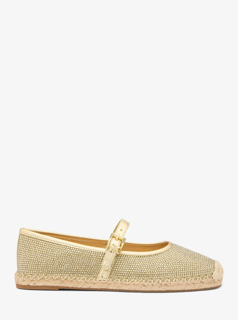 Michael Kors Lynn Ballet Espadrille Gold US 7 3