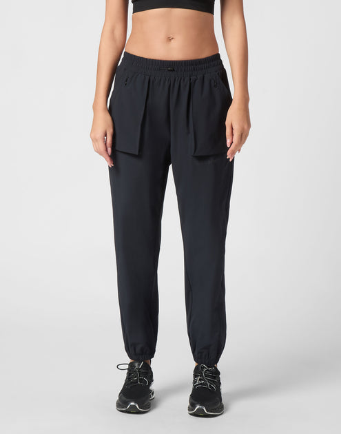 Plein Sport Nylon Stretch Jogging Pants Black XS 4