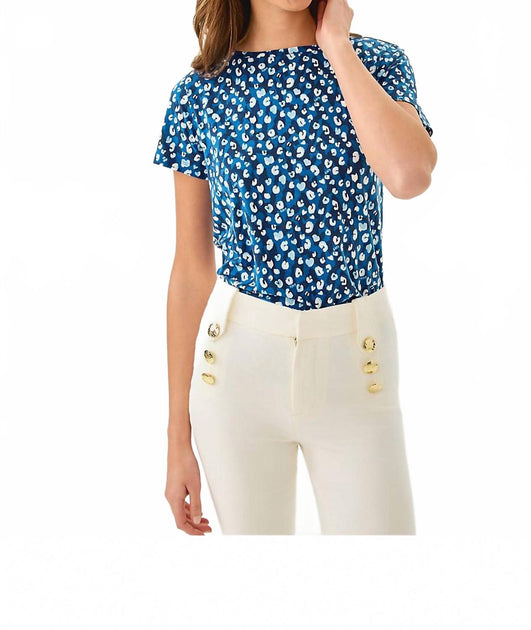 Lilly Pulitzer Key West Top Blue XXLarge 3
