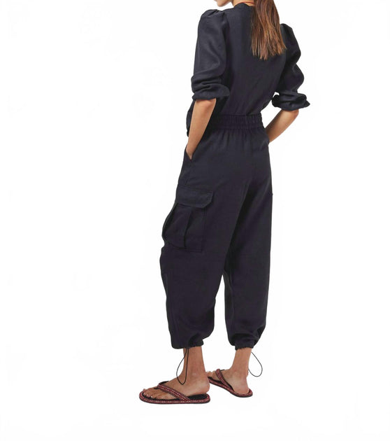 Pantalon cargo en lin Lanhtropy 3