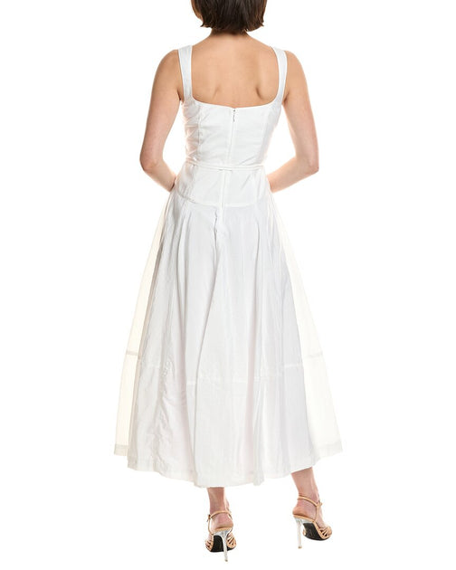 Cinq a Sept Joisian Midi Dress White US 8 3