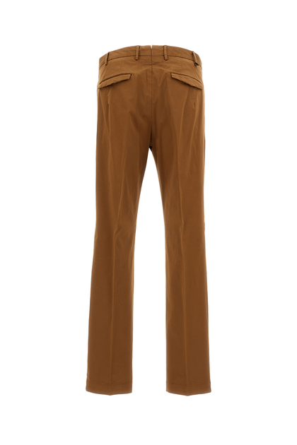PT01 Master Stretch Satin Trousers Brown EU 50 3