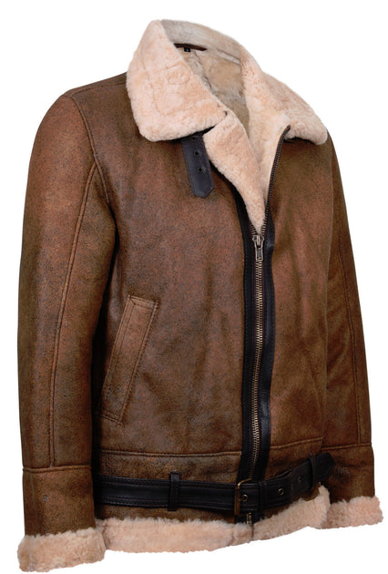 Infinity Kansas B3 Aviator Jacket Brown 4XL 3