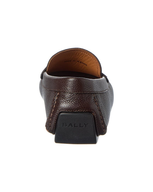 Bally Wolter Leather Driver Brown US 9.5 4