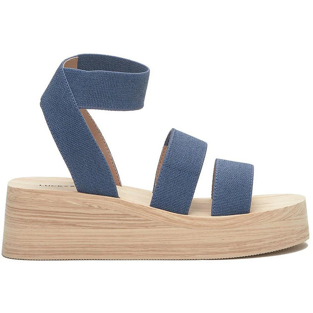 Lucky Brand Samella Sandals Blue US 7.5 3