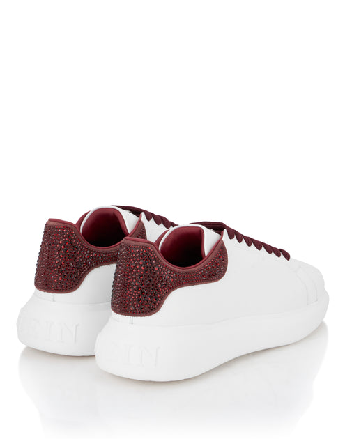 Philipp Plein Low Top Sneakers Mix Strass Black EU 39 4