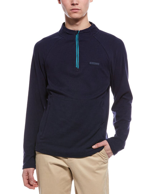 Ben Sherman Microfleece 1/4-Zip Navy Small 2