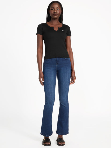 Guess Factory Sammie Crop Top Red M/L 3