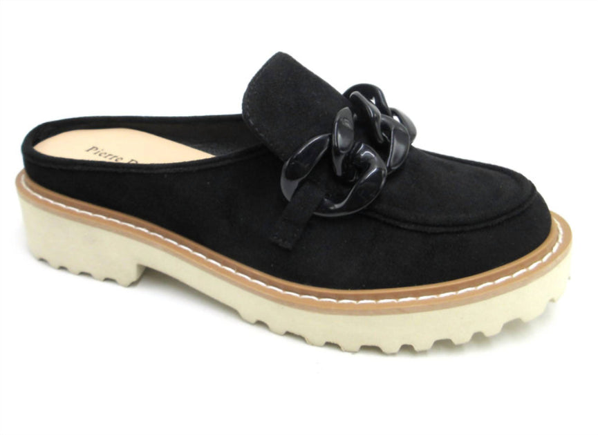 Pierre Dumas Mora Slide Shoe Black 10 2