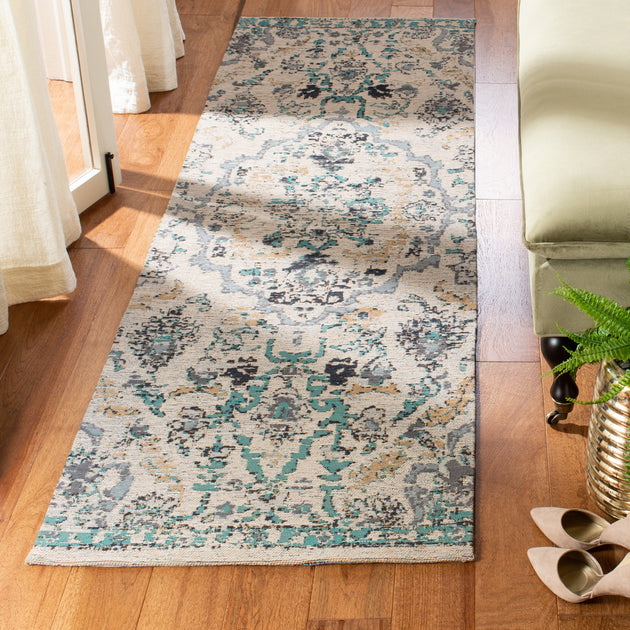 Safavieh CLV102 Area Rug Grey Turquoise 3