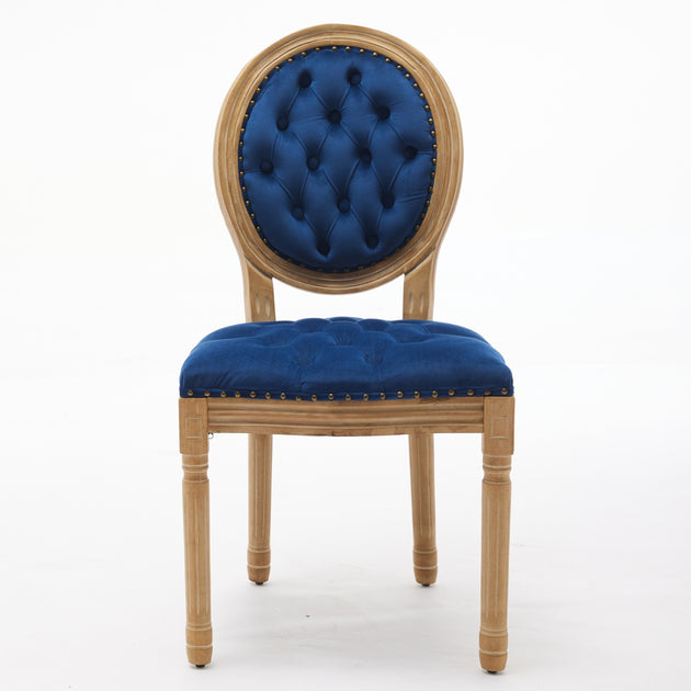 GOODSILO French Style Solid Wood Dining Chair 2