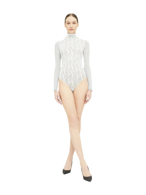 Wolford W Lace String Body White Large 4