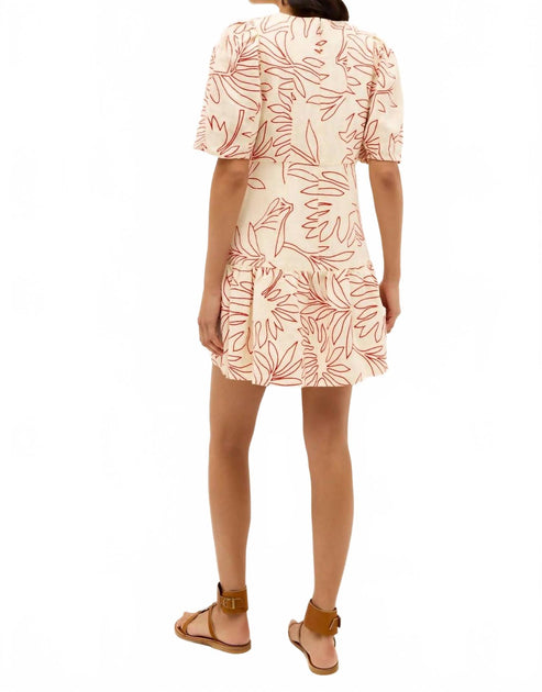 Marie Oliver Temma Minikleid Beige US 2 4