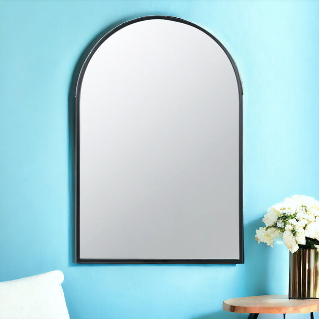 Hivvago 36-inch Arch Accent Mirror Black 2