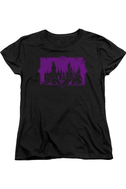 Gildan Fantastic Beasts 2 Hogwarts Silhouette T-Shirt Black XXL 2