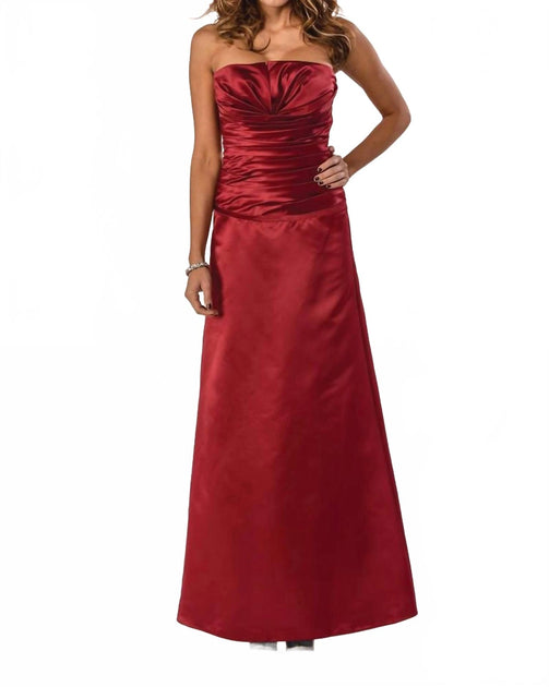 Milano Formals Timeless Grace Gown Red US 8 2