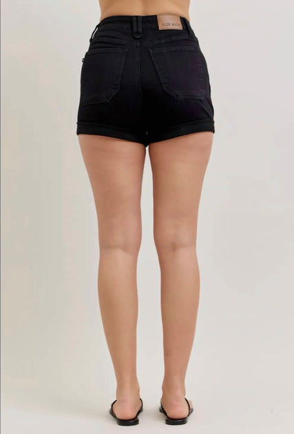 Judy Blue Aurora Weekender Shorts Black XXXLarge 3