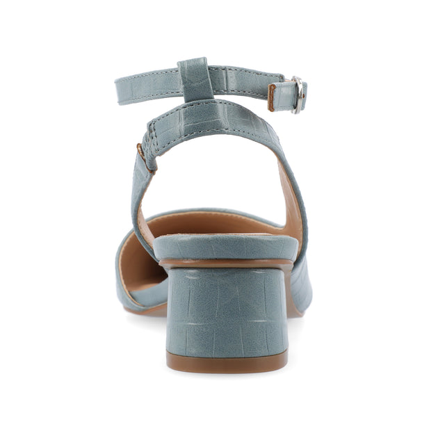 Journee Collection Keefa Pump Blue US 12 4
