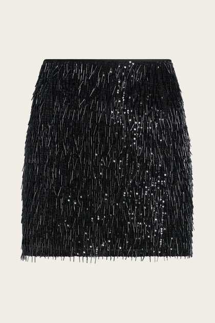 Cinq a Sept Leia Mini Skirt Black US 6 4