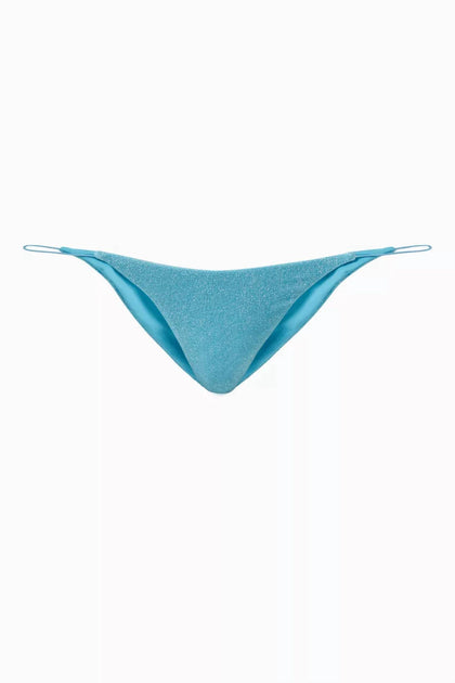 IT'S NOW COOL The String Bikini Bottom Blue XS 4