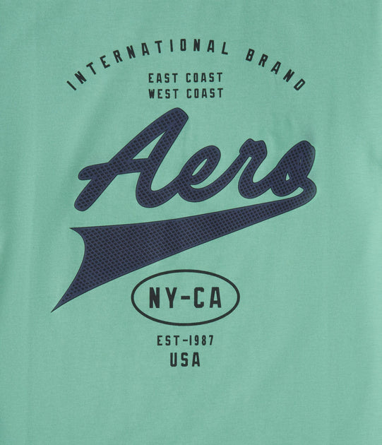 Aeropostale Script Logo Graphic Tee Multi Medium 4