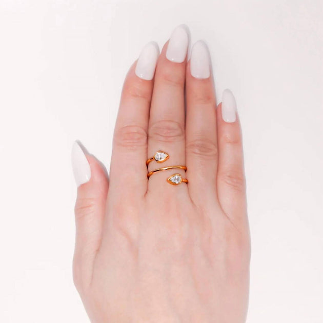 The Crowns Amaya Ring Silver One Size 3