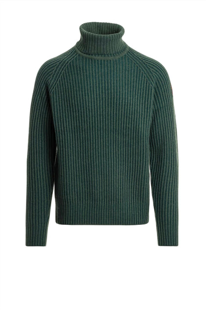 Parajumpers Ettore Turtleneck Sweater Green Large 4