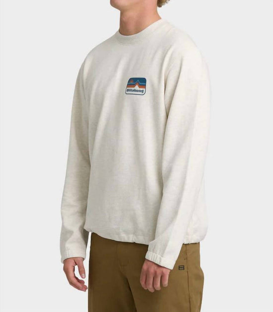 Billabong Compass Crewneck Sweatshirt White Large 4