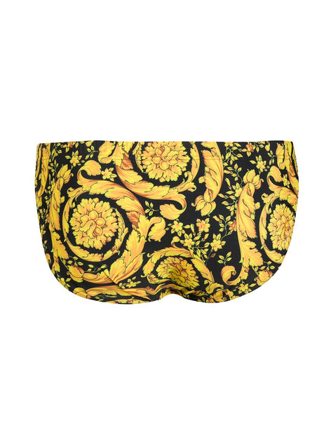 Versace Barocco Print Badehose Schwarz 4XLarge 3