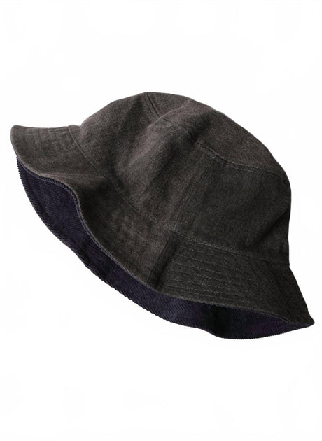 Newhattan Women's Corduroy Bucket Hat Blue One Size 4