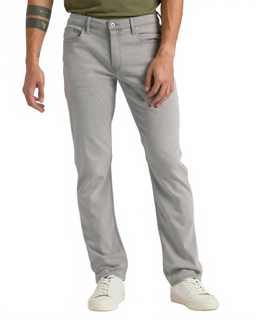 True Classic Men's Straight Comfort Stretch Jeans Grey 40x32 2
