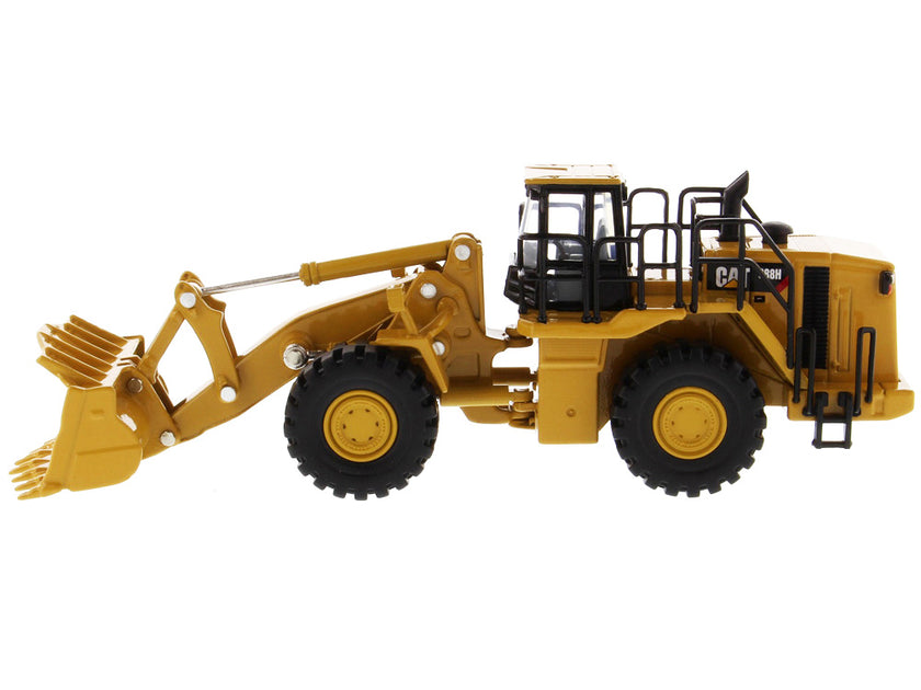 Diecast Masters CAT Caterpillar 988H Chargeuse sur pneus Jaune 1/64 3