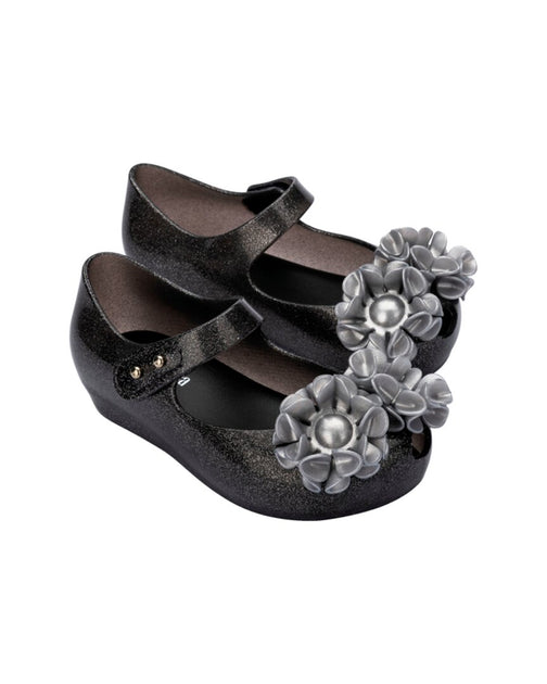 Mini Melissa Ultragirl Springtime Baby Ballerina Flat Black US 6 2