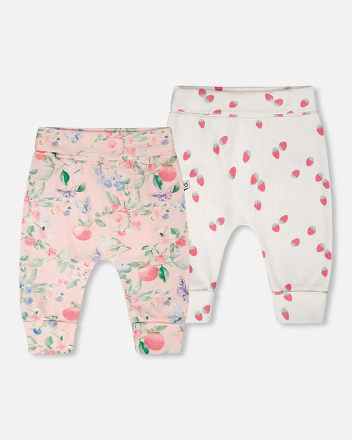 Deux par Deux Evolutive Pants Pink 12-18 Months 2