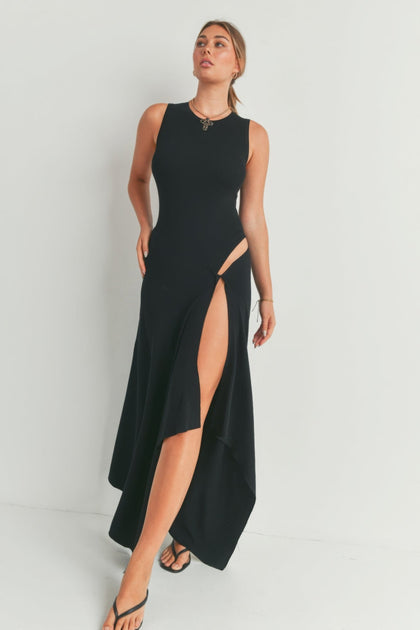 TRUEDAMES Maxi Dress Black Medium 2