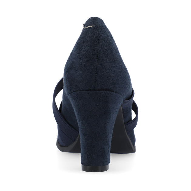 Journee Collection Loren Pump Blue US 9 4