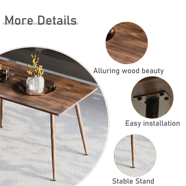 Streamdale Furniture Walnut MDF Table 3