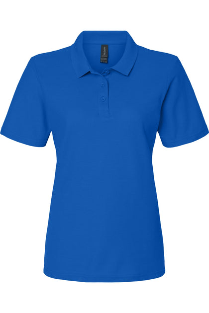 Gildan Softstyle Pique Polo Blue Large 3